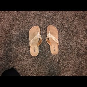 Tan sandals from Buckle